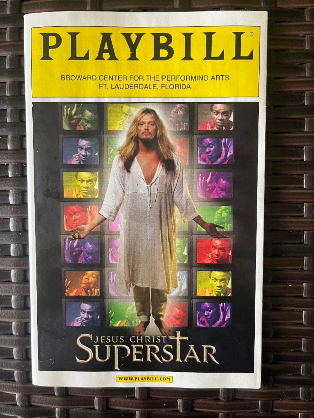 Sebastian Bach in Jesus Christ Superstar Playbill Jan 2003 Fort Lauderdale